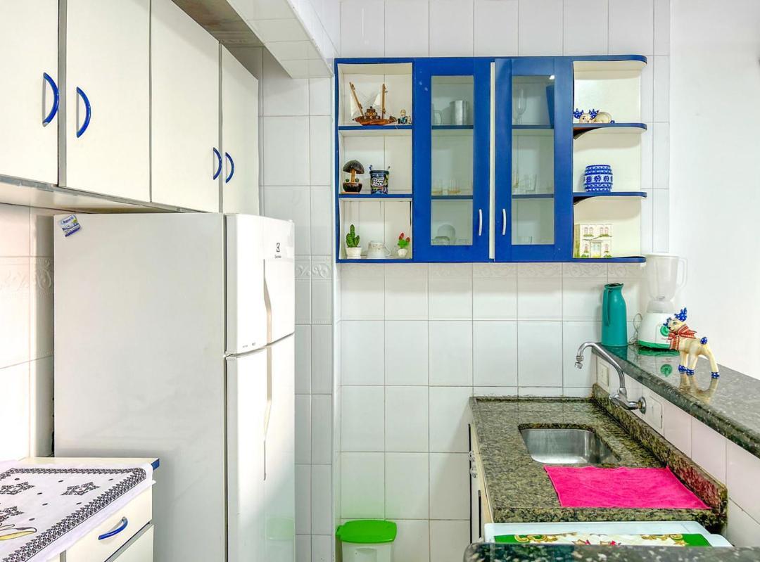 Otimo Loft Pe Na Areia Na Praia Da Guilhermina Sp Apartamento Praia Grande  Exterior foto