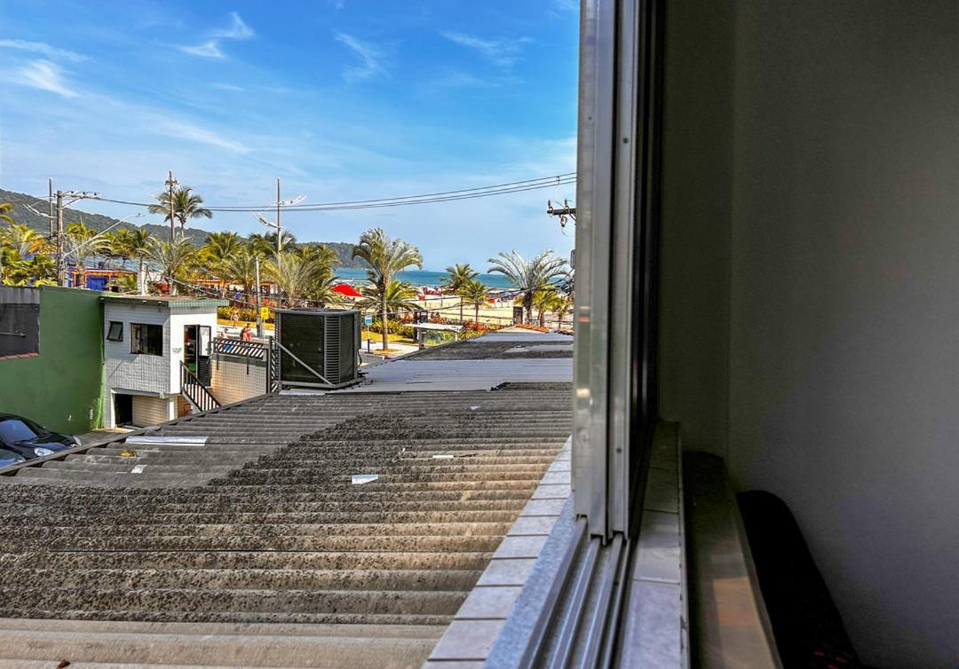 Otimo Loft Pe Na Areia Na Praia Da Guilhermina Sp Apartamento Praia Grande  Exterior foto