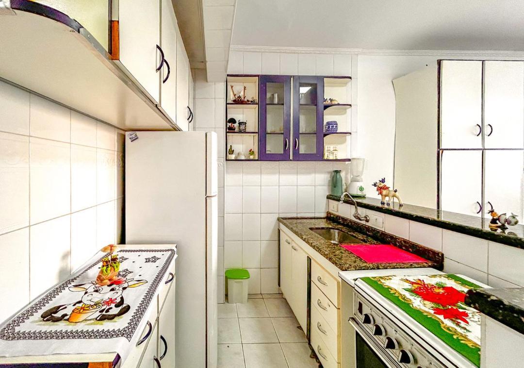 Otimo Loft Pe Na Areia Na Praia Da Guilhermina Sp Apartamento Praia Grande  Exterior foto