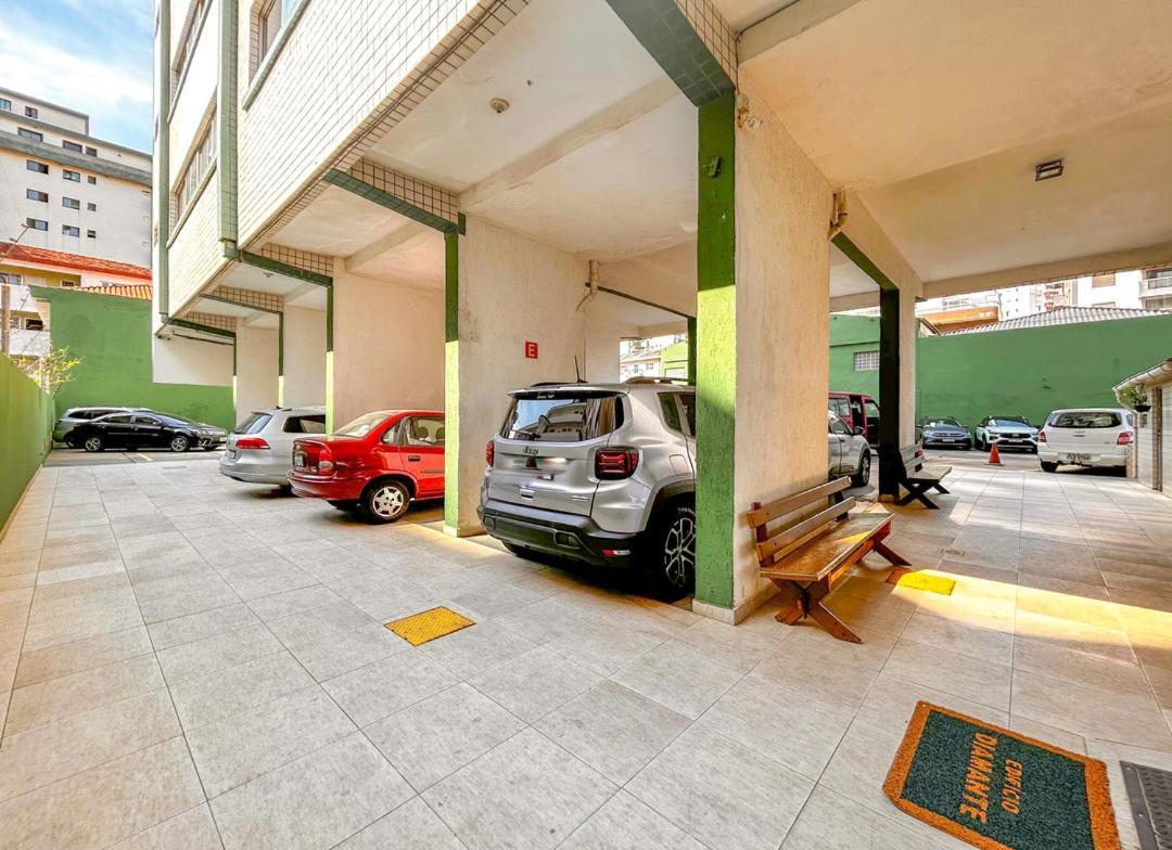 Otimo Loft Pe Na Areia Na Praia Da Guilhermina Sp Apartamento Praia Grande  Exterior foto
