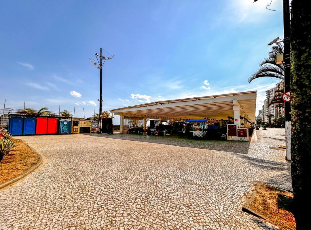 Otimo Loft Pe Na Areia Na Praia Da Guilhermina Sp Apartamento Praia Grande  Exterior foto